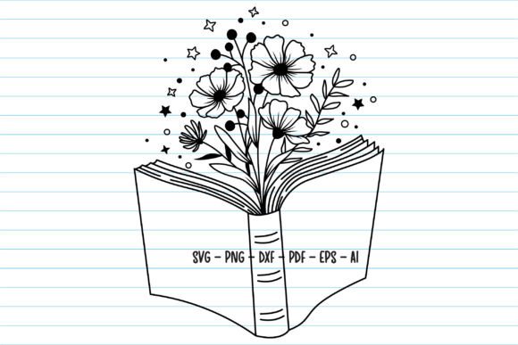 A Designer's Take on the Book Floral SVG for Real Embroidery Projects