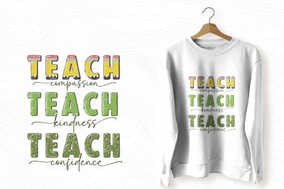 Evaluating the Teach Compassion Kindness Embroidery Design